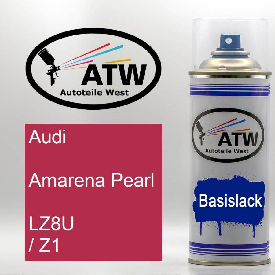 Audi, Amarena Pearl, LZ8U / Z1: 400ml Sprühdose, von ATW Autoteile West.